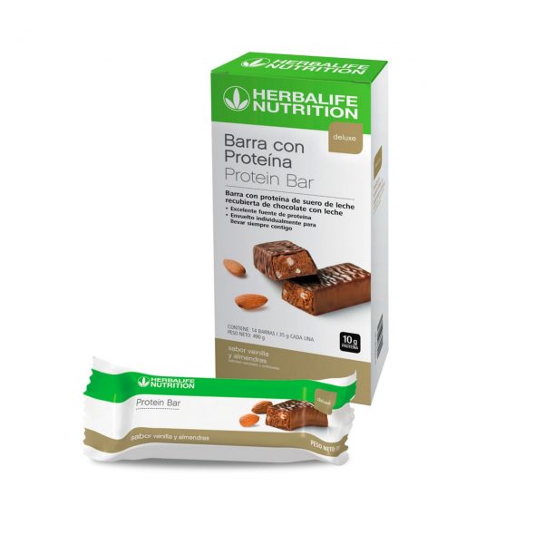 Barra de Proteínas sabor Vainilla y Almendras(caja x 14)