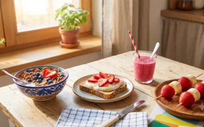 Desayunos Saludables para Niños: 9 Ideas Efectivas