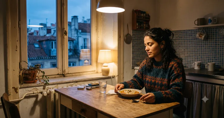 hambre ansiosa por nostalgia latina subiendo de peso al emigrar a Europa errores de alimentación